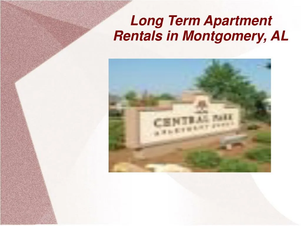 long term apartment rentals in montgomery al