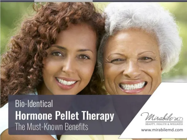 BHRT Hormone Pellet Therapy - The Unknown Facts and Benefits