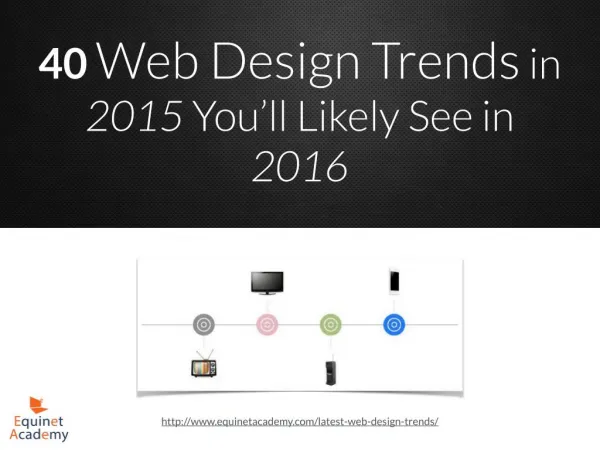 40 Web Design Trends in 2015 You'll Likely See in 2016