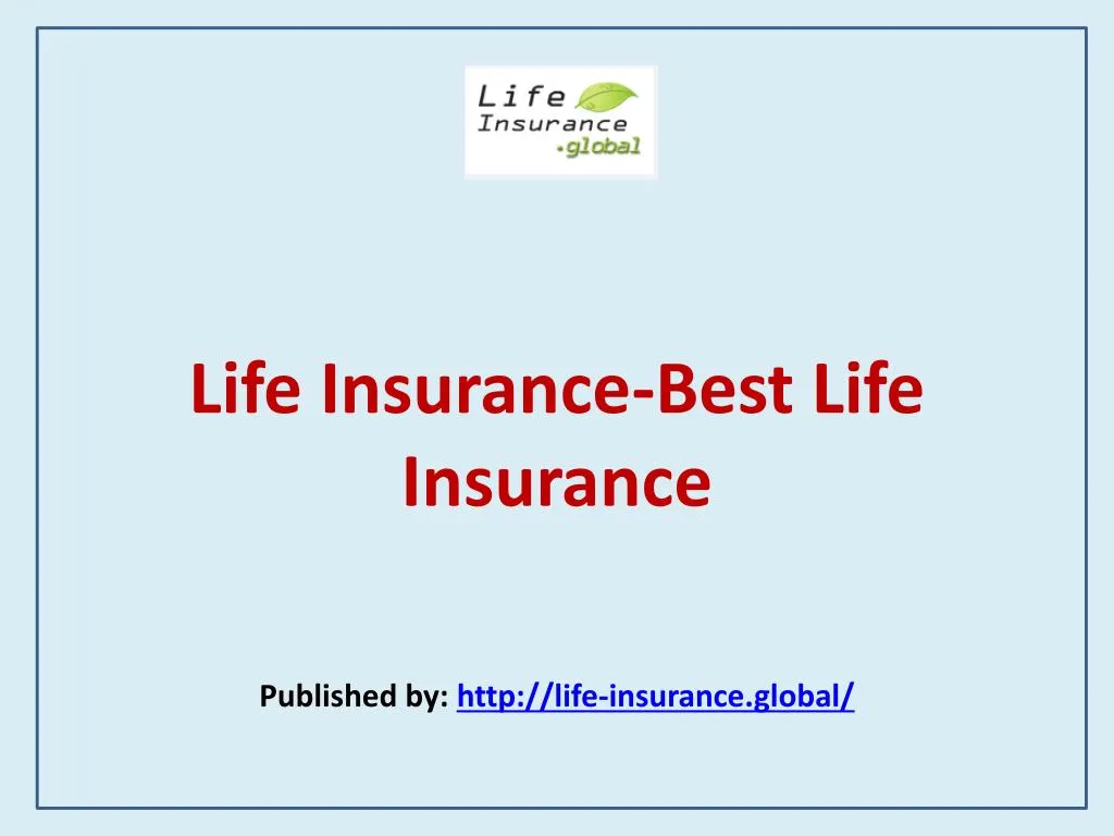 life insurance best life insurance