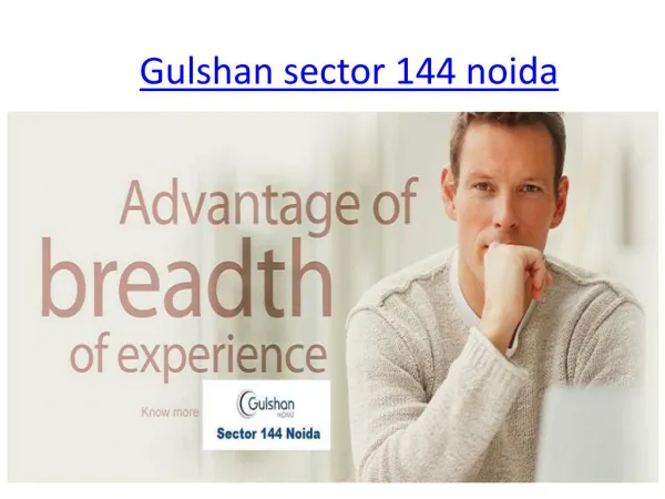 Gulshan Homz | Gulshan Sector 144 Noida