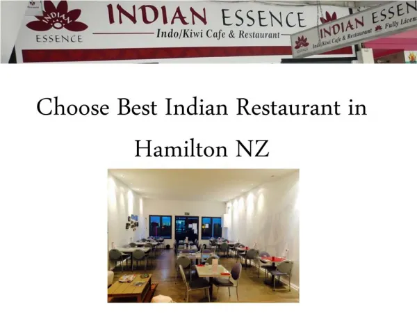 Choose Best Indian Restaurant in Hamilton NZ