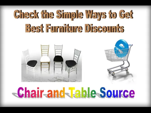 Check the Simple Ways to Get Best Furniture Discounts