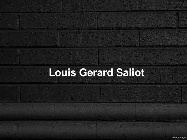 Louis Gerard Saliot | CEO of Euro Asia Management Group
