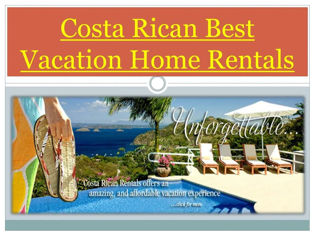 costa rican best vacation home rentals