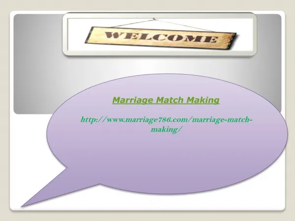 Marriage Match Making