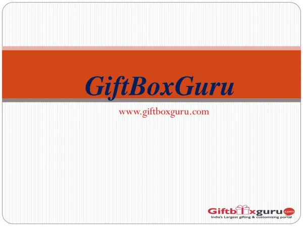 GiftBoxGuru – A Corporate Online Gift Shop