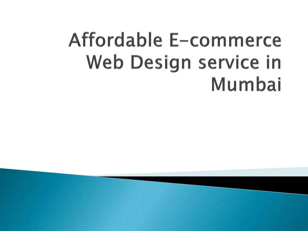 affordable e commerce web design service in mumbai