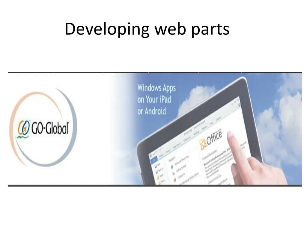 developing web parts