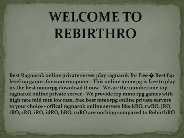 ragnarok online - ragnarok - ragnarok private server