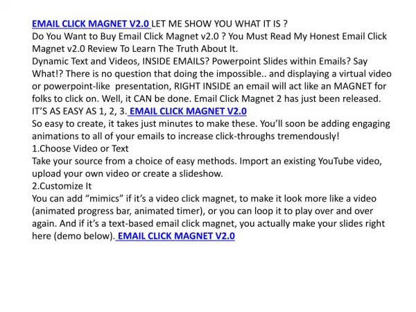 email click magnet v2.0