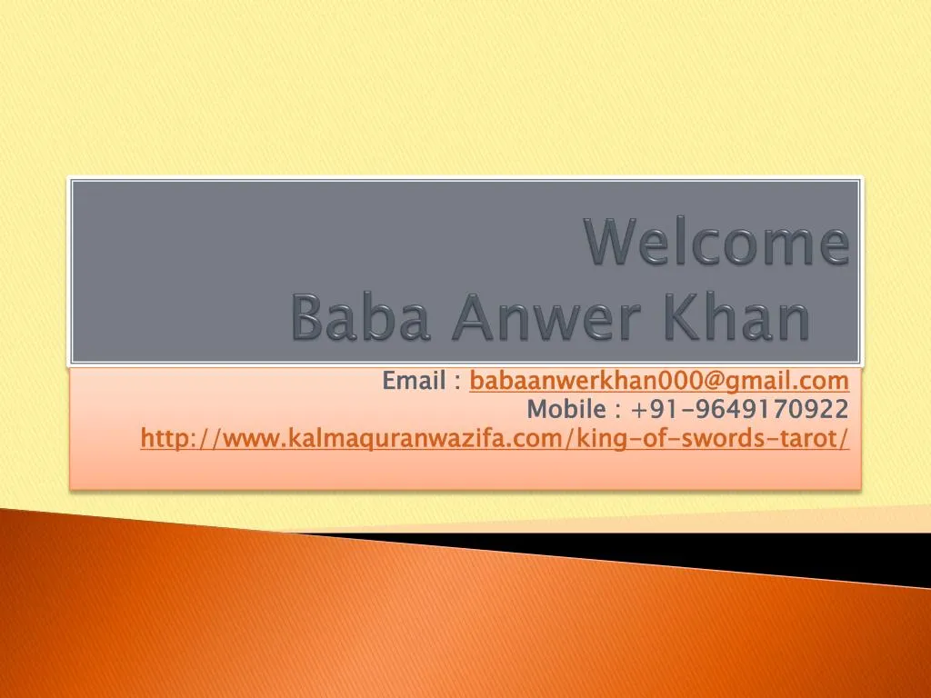 welcome baba anwer khan