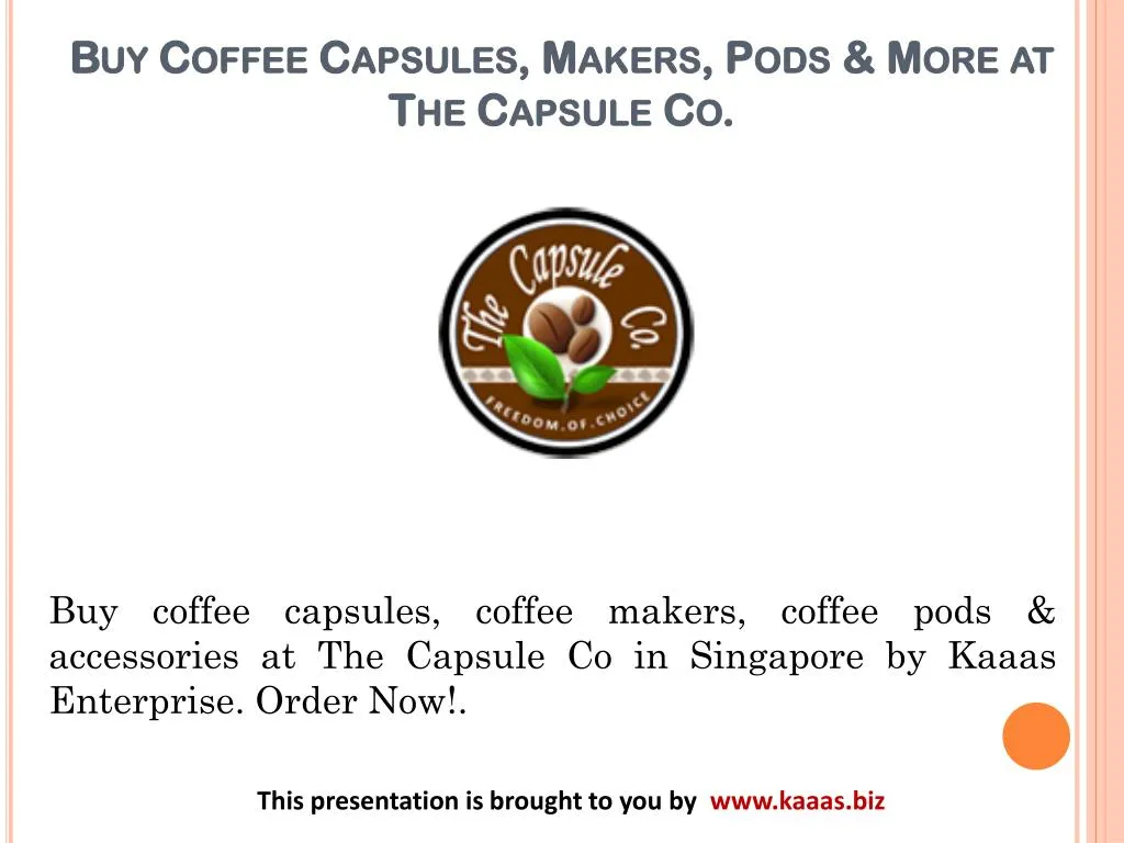 buy coffee capsules makers pods more at the capsule co