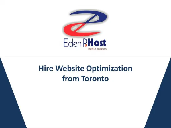 Website Optimization Toronto