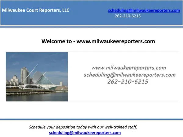 Court reporting milwaukee