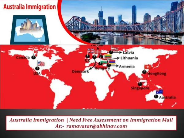Australia Immigration Visa Consultant Services From India