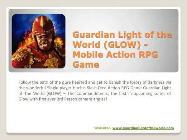 Best Free Hack and Slash Action RPG Game for iOS & Android | Guardian Light Of the World (GLOW)