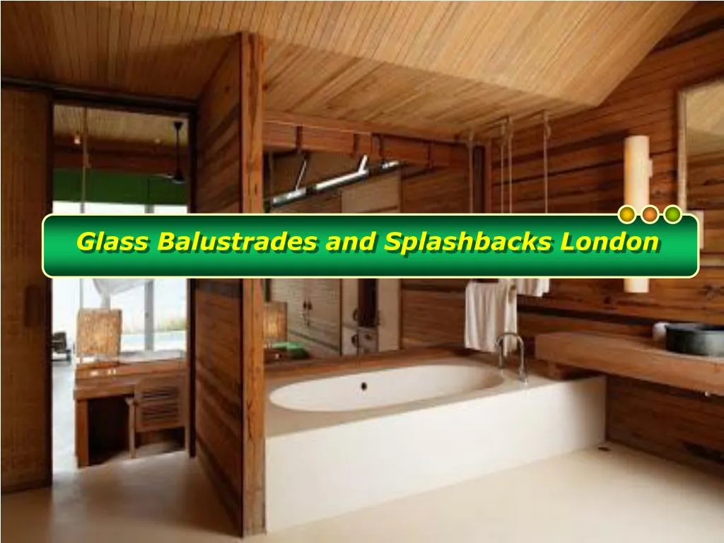 glass balustrades and splashbacks london