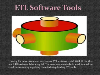 etl tools - slide 1