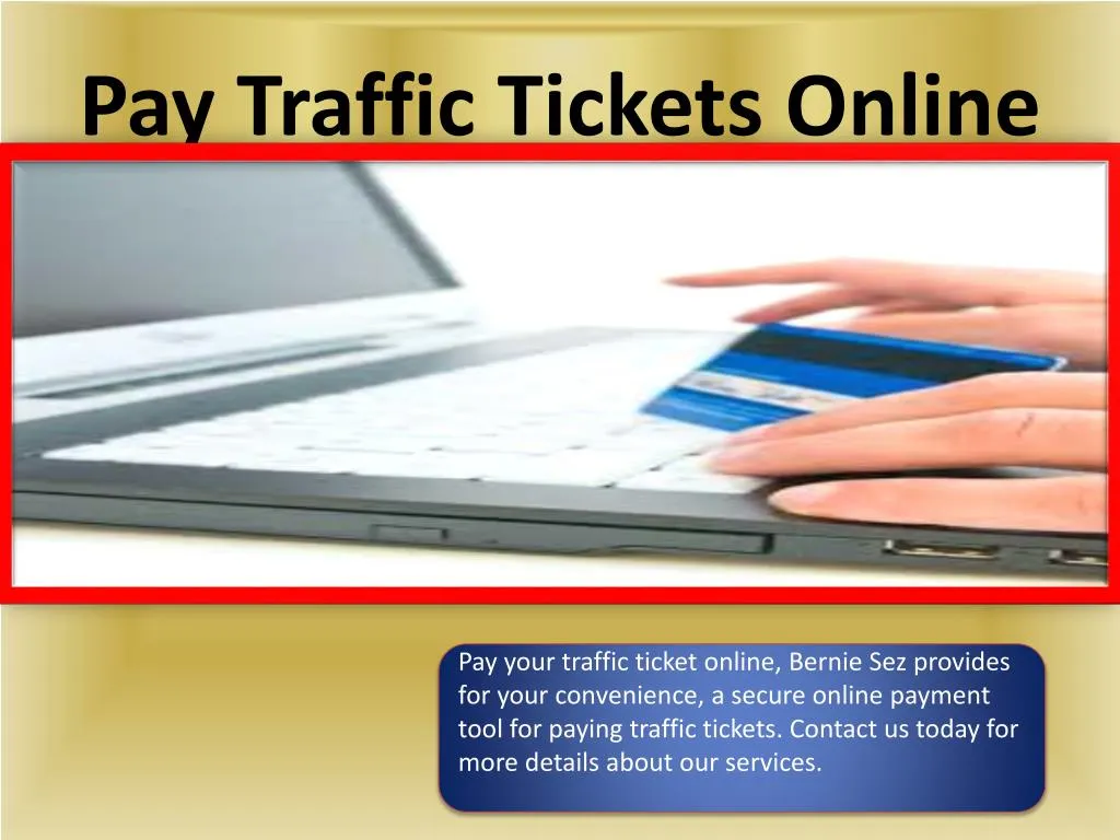 pay traffic tickets online