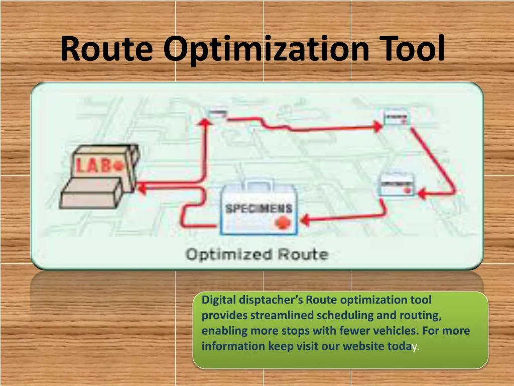 route optimization tool