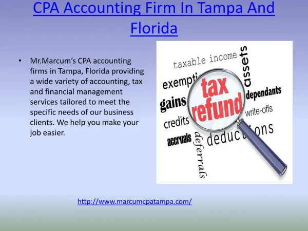 CPA Accounting Firm In Tampa And Florida