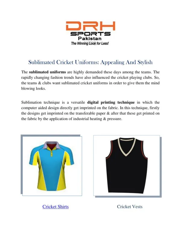 Cricket Uniforms Manufacturers | Suppliers Australia USA