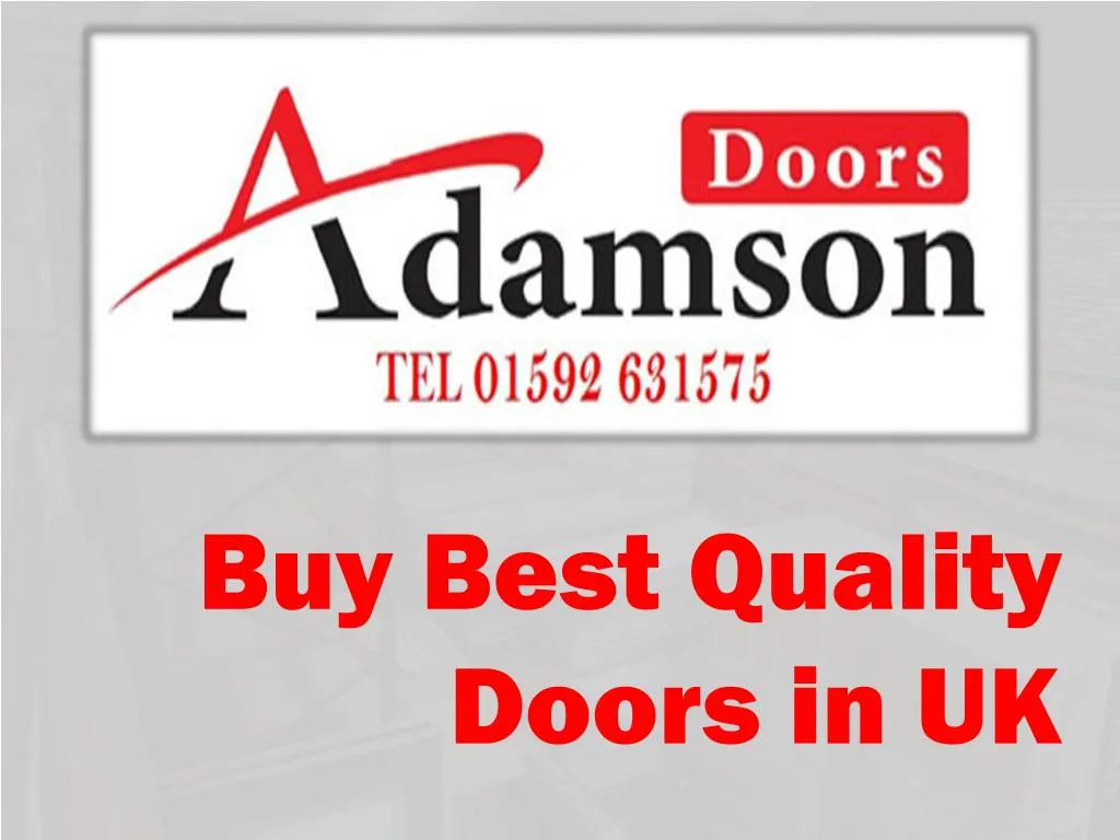 buy best quality doors in uk