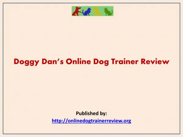 Doggy Dan’s Online Dog Trainer Review