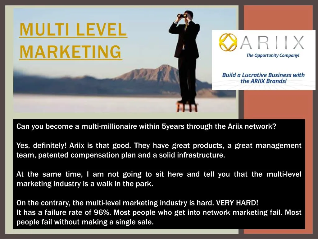 multi level marketing