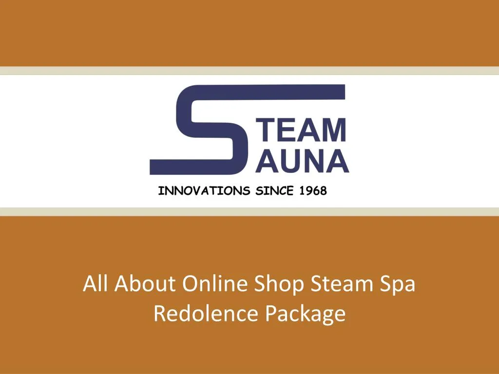 all about online shop steam spa redolence package