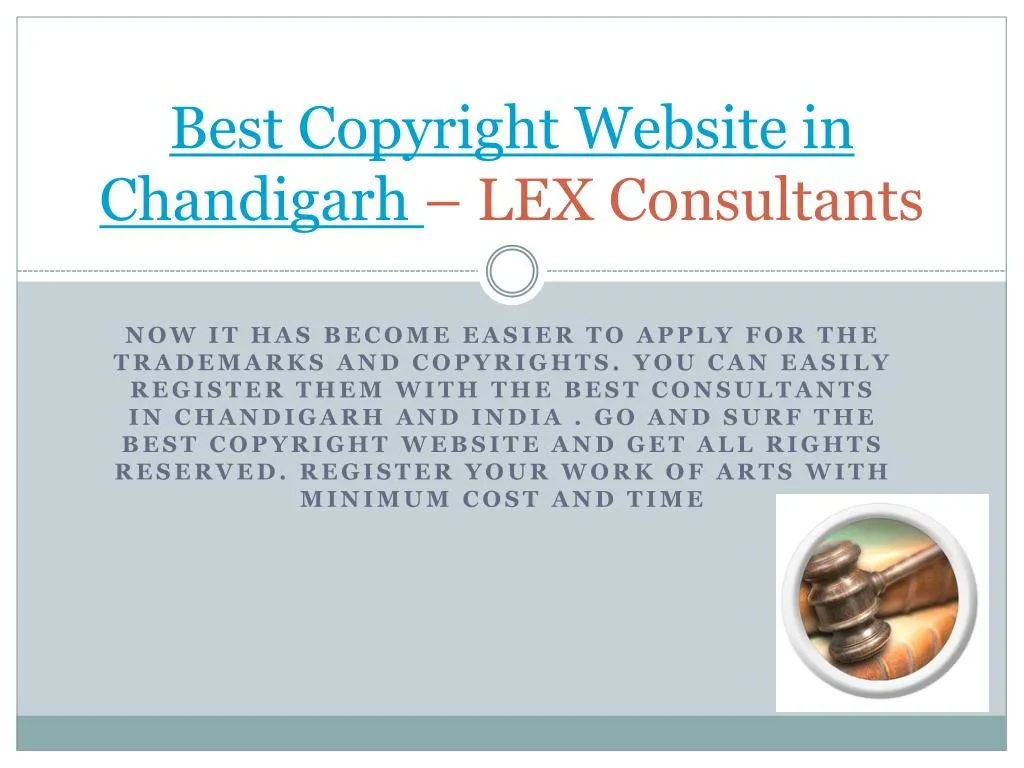 best copyright website in chandigarh lex consultants