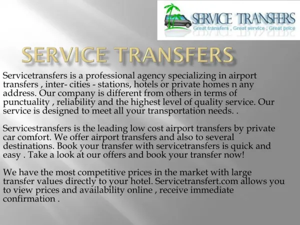 Marrakech Airport Transfers