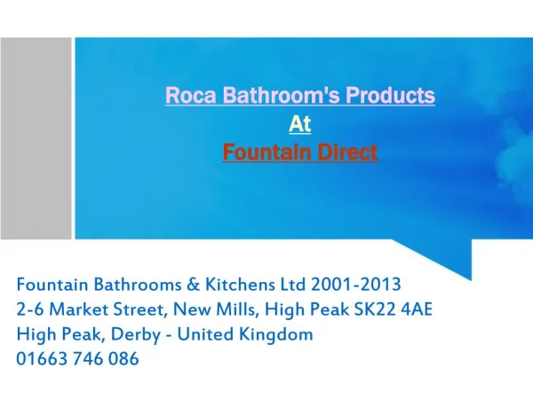 Roca Bathroom