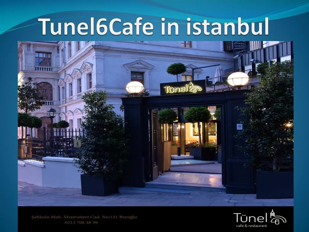 tunel6cafe in istanbul