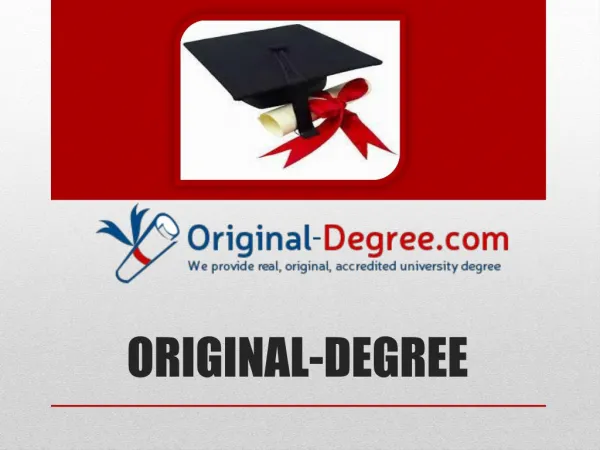 Buy accredited degree