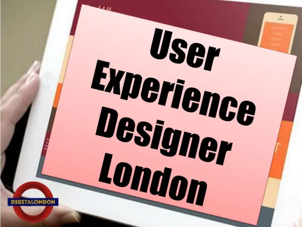 User Experience Designer London