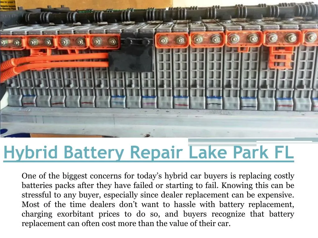 hybrid battery repair lake park fl