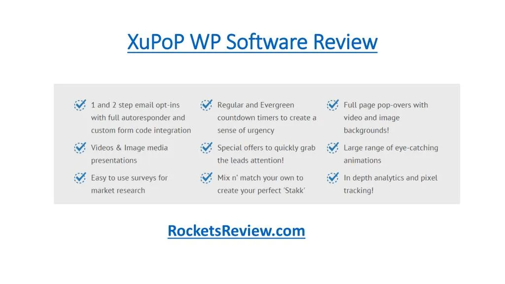 xupop wp software review