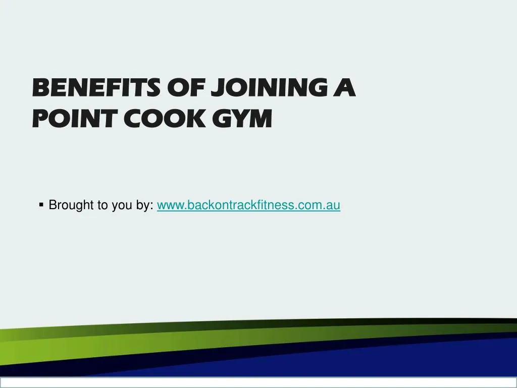 benefits of joining a point cook gym