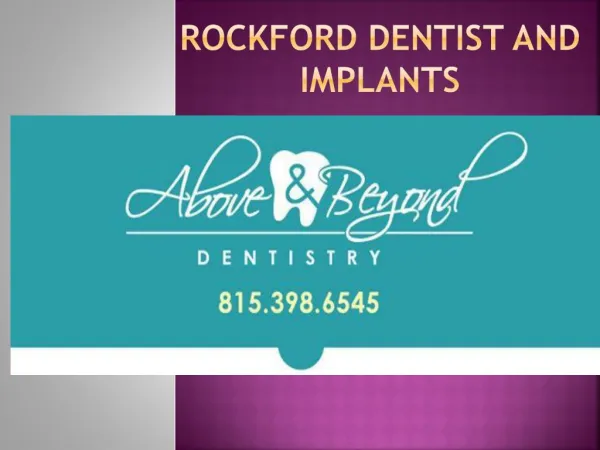 Cosmetic Dentist in Rockford il