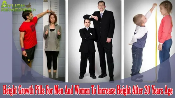 Height Growth Pills For Men And Women To Increase Height After 20 Years Age