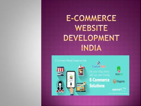 E-CommerceWebsite Development India