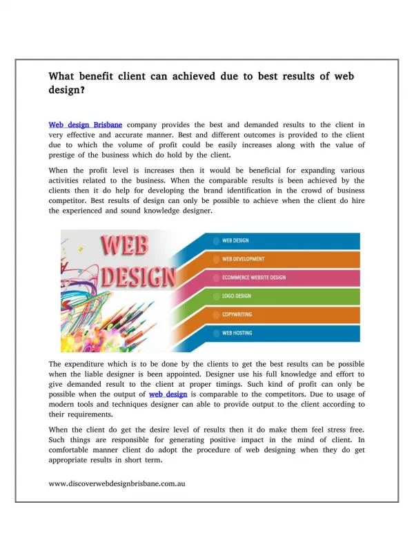 Website Design and Development Service in Brisbane