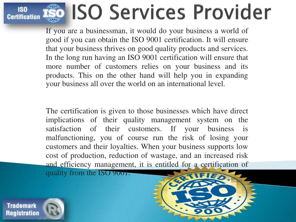 iso services provider