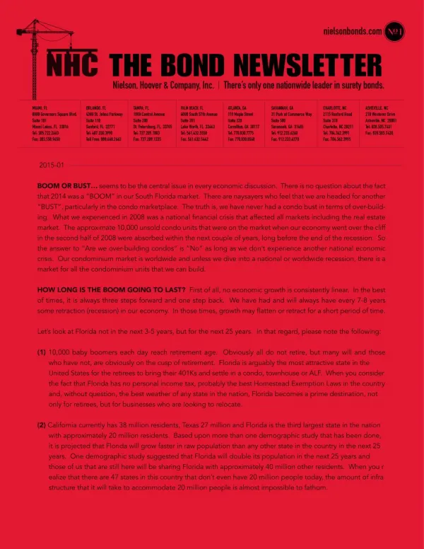 2015-01 Bond Newsletter by NHC