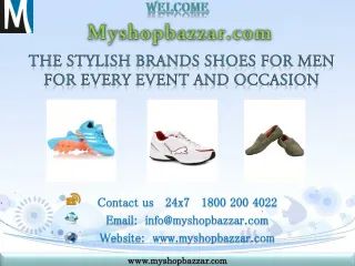 Buy Mens Footwear Online at Best Price in india