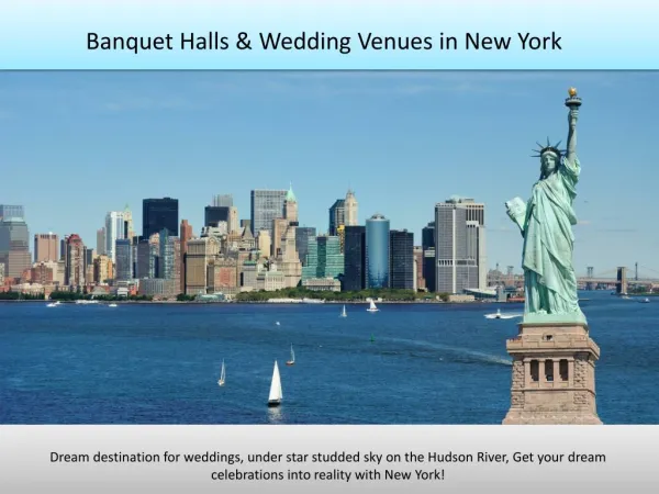 Banquet halls, party halls, wedding venues in New York