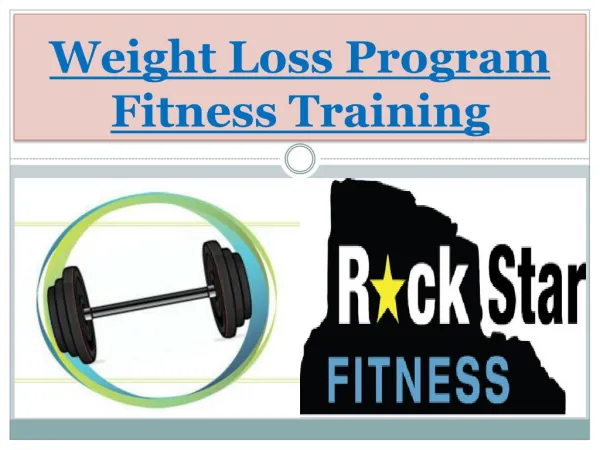Weight Loss Program Fitness Training