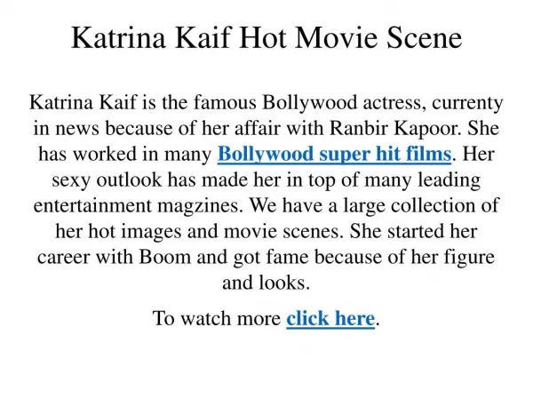 Katrina Kaif Hot Movie Wallpapers
